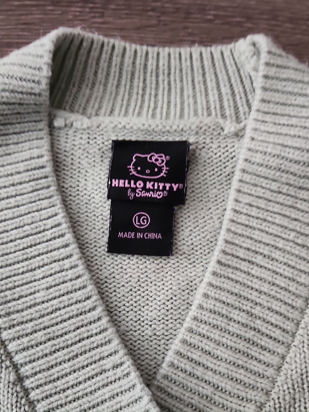 SANRIO Hello Kitty Mushroom Embroidered Girls Skimmer Cardigan - Picture 10 of 16